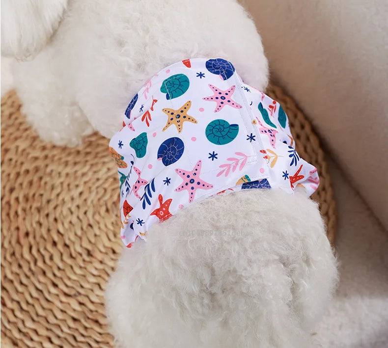 Washable Male Dog Physiological Pants Reusable Sanitary Underwear Belly Wrap Band Cotton Diaper For Large Small Medium Dog