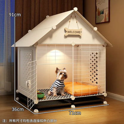 Dog Cage Small Dog Kennel One Room One Living Room One Bathroom Dog Villa Indoor Household With Toilet Bichon Teddy Only