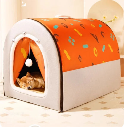 For Household Winter Dog Houses for Pet Shops Large Space Warmth Thicken Pet Cage Creative Comfortable Design House for Dogs