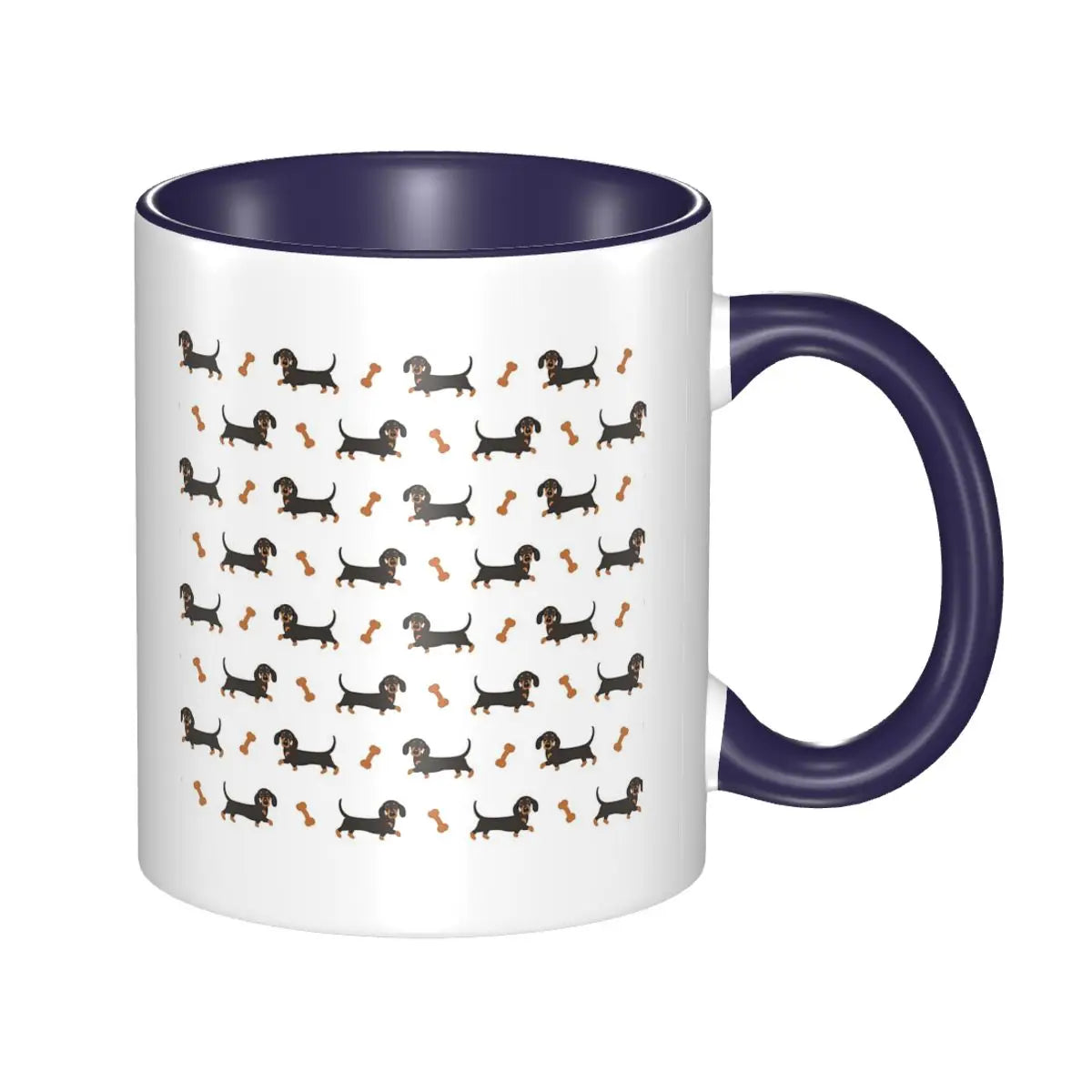 Black And Tan Dachshund Sausage Dog Mug Funny Ceramic Coffee Cups Tea Mugs Milk Cup Drinkware Gift for Woman Man