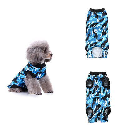 Pet Cat Recovery Surgical Costume Pet Dog Sterilization Clothes Pet Physiological Pants Anti-licking Vest for Abdomen Protect