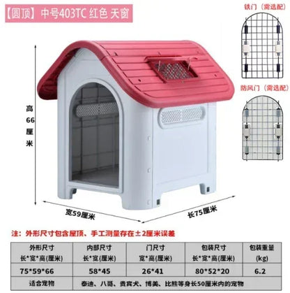 the BACKYARD DOG - Large Kennell Crate Doghouse, Accessories Playpens Outdoor Carrier, Doghouse Pet Supplies, Play Pen Mascotas Dog Furniture