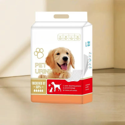 the DOG DIAPER MATS - 100/50/40/25PCS High Absorbent Thick Dogs Diapers, Disposable Puppy Training Pee Pads, Quick Dry Surface Mat, Clean Cushion