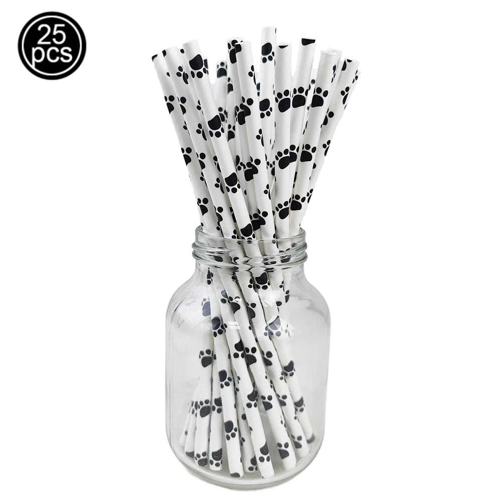 16inch Dog Paw 0-9 Theme Number Foil Balloons Color Dog Birthday Party Balloon Decorations Kids Puppy Party Supplies