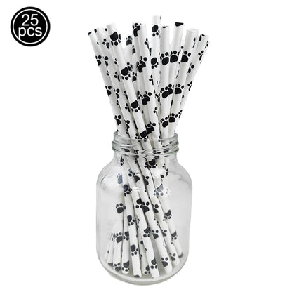 16inch Dog Paw 0-9 Theme Number Foil Balloons Color Dog Birthday Party Balloon Decorations Kids Puppy Party Supplies