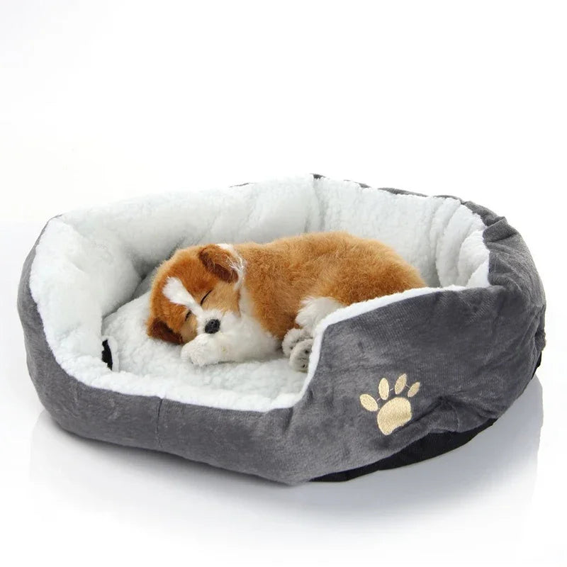 Pet Beds with Thickened PP Cotton Dog Cave Bed and SofaSuitable for Small Puppy Cat Bed