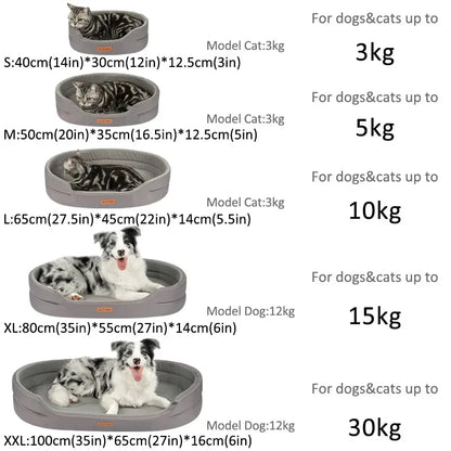 Pet Bed Dog Sofa Beds Cushions Large Dogs Fluffy Medium Blanket Pets Accessories Bed Mat Products Puppy Supplies Cats Small Big