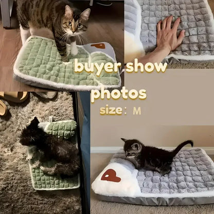 1pc Dog Mat, Four Seasons Universal Kennel, Sleeping Nest With Winter Removable And Washable Floor Mat, Dog Sleeping Mat, Pet So