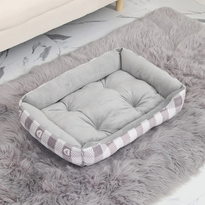 68x55cm Warm Dog House Soft Cat Litter Four Seasons Nest Pet Large Bed Baskets Waterproof Kennel For Cat Puppy Drop Shipping