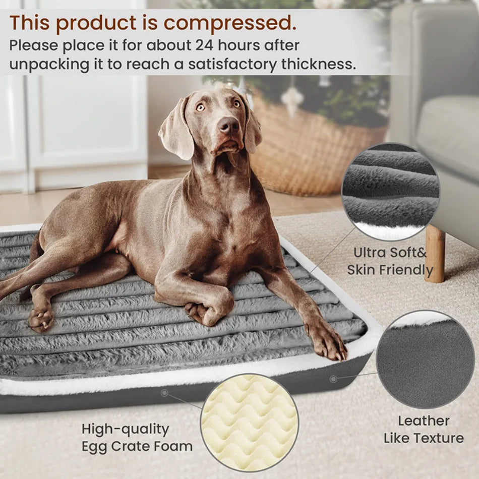 Dog Bed Mat with Zipper Remolvable Elastic Cat Bed for Dog Sleeping Mat Small Washable Cat Nest Pet Sofa Cushion for Medium Dog