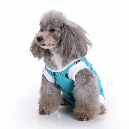 Pet Cat Recovery Surgical Costume Pet Dog Sterilization Clothes Pet Physiological Pants Anti-licking Vest for Abdomen Protect
