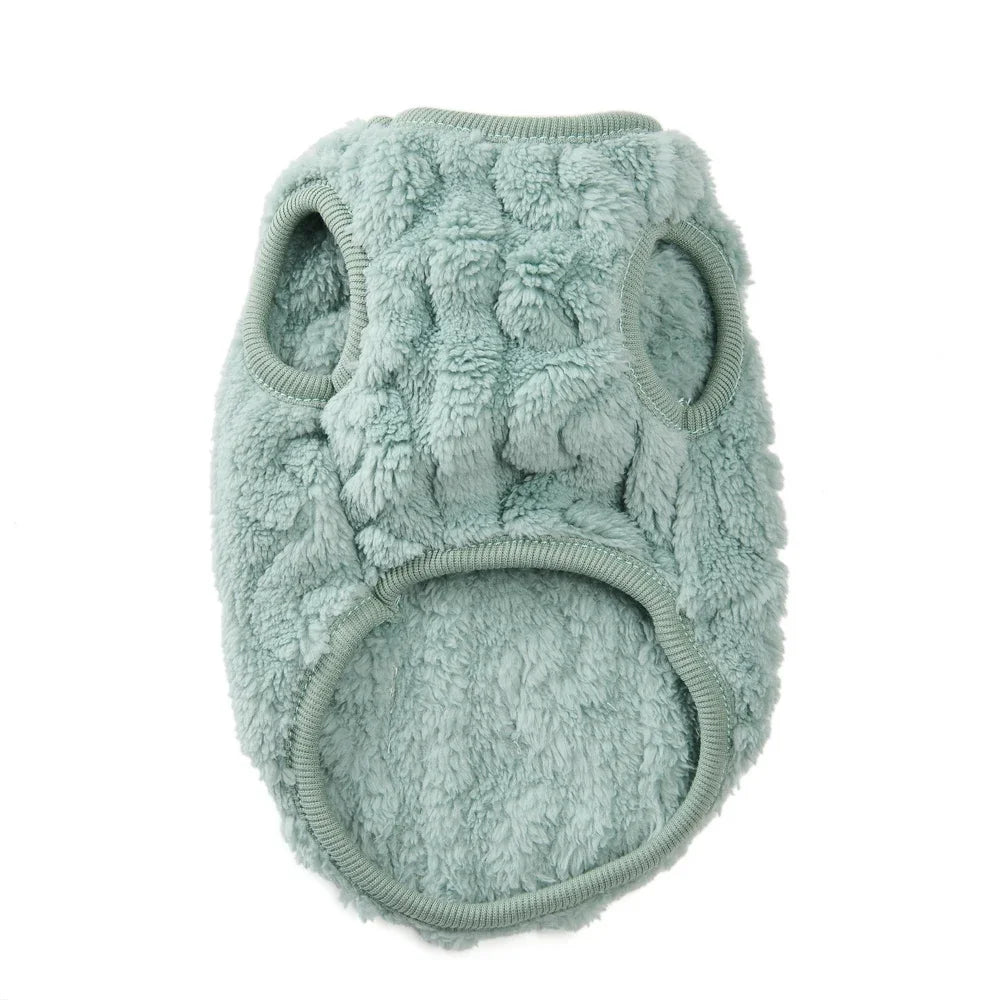 Autumn Winter Pet Cat Clothes Soft Fleece Vest Sweater For Small Dogs Cute Puppy Kitten Pullover Jacket Sphynx Cats Costumes