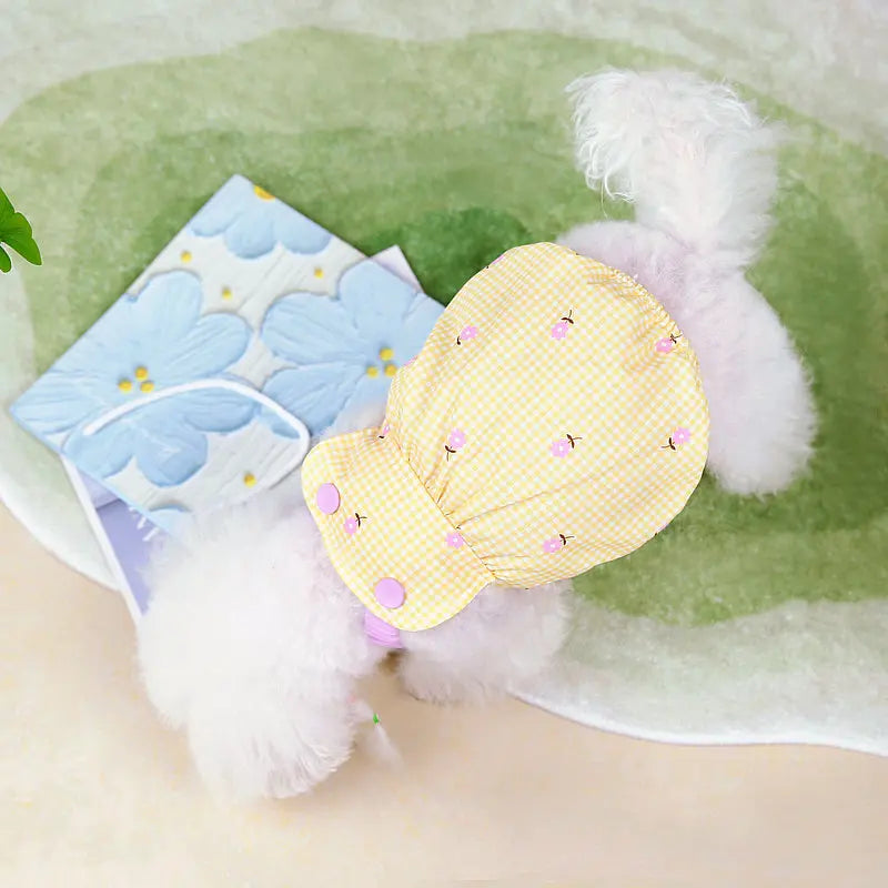 Floral Dog Dress Dog Summer Clothes Cute Cat Dog Princess Dresses Chihuahua Frnench Bulldog Bichon Girls Dog Costume Pet Skirt