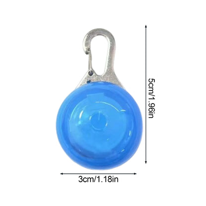 the GLOW PAWS SAFETY PENDANT - LED Glow Dog Collar Pendant, Light Up Pet Accessories, Night Safety Walking for Cat/Dog Small/Medium/Large