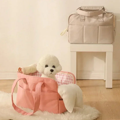 Portable Dog Carrier Handbag - Shoulder Bag for Puppy & Cat Pet Go Out Travel Bag Suitable For Small Dogs Essential Pet Supplies
