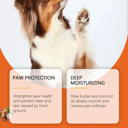 the PAW BALM - Paw Balm Repair, Damaged Dog Paws, Anti-Crack Increase Elasticity Strengthen Paw Health, Reduce Dryness Moisturizing Pet Care 30g