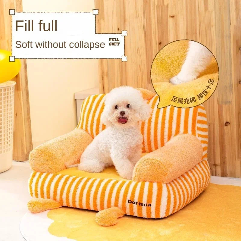 Kennel Universal in All Seasons Small and Medium-sized Dogs Removable and Washable Dog Bed Small Teddy Sofa Pet Accessories