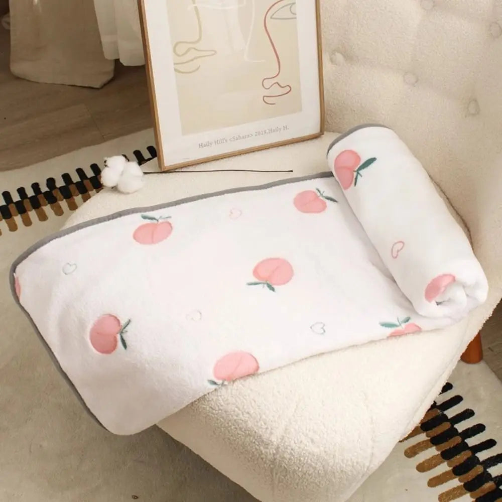 Cute Pattern Dogs Bed Blanket Warm Breathable Warm Cat Blanket Soft Comfortable Puppy Sleep Mat for Cats Dogs
