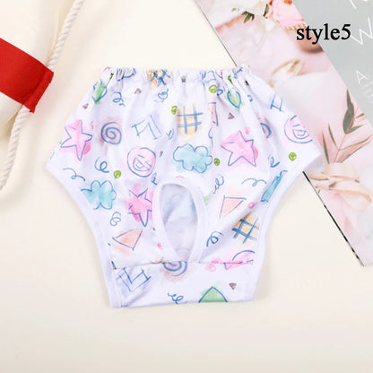 Female dog Cute Washable Male Dog Diapers, Reusable High Absorbency Leak-Proof Male Dog Diapers cat Physiological Pants