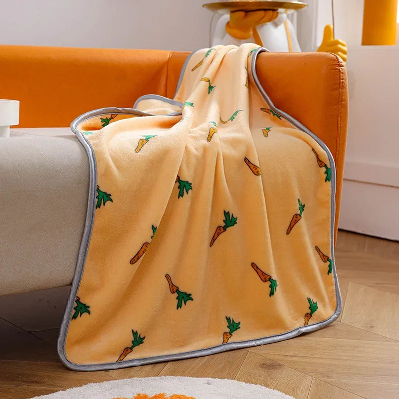 Pet Blanket Soft Flannel Dog Blanket Warm Comfortable Pet Bed Sheet Mat Cartoon Cute Cat Dog Sleeping Blanket Pet Supplies