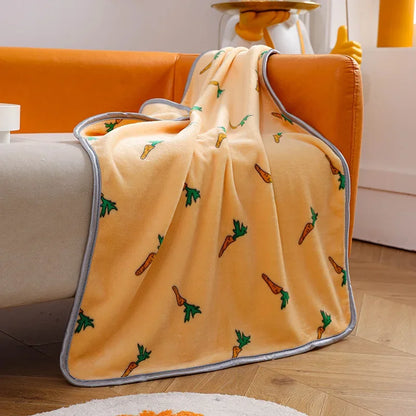 Pet Blanket Soft Flannel Dog Blanket Warm Comfortable Pet Bed Sheet Mat Cartoon Cute Cat Dog Sleeping Blanket Pet Supplies