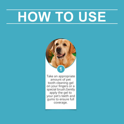 Pet Oral Care Gel Tooth Repair Tartar Cleaner Teeth Whitening Dental Breath Freshener Oral Brightening Dog Tooth Cleaning Gel