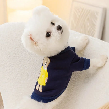 Dog Clothes Autumn Winter Pet Dog Hoodies Pug French Bulldog Chihuahua Clothes Puppy Dog Costume Pet Clothes Harness Sweatshirt