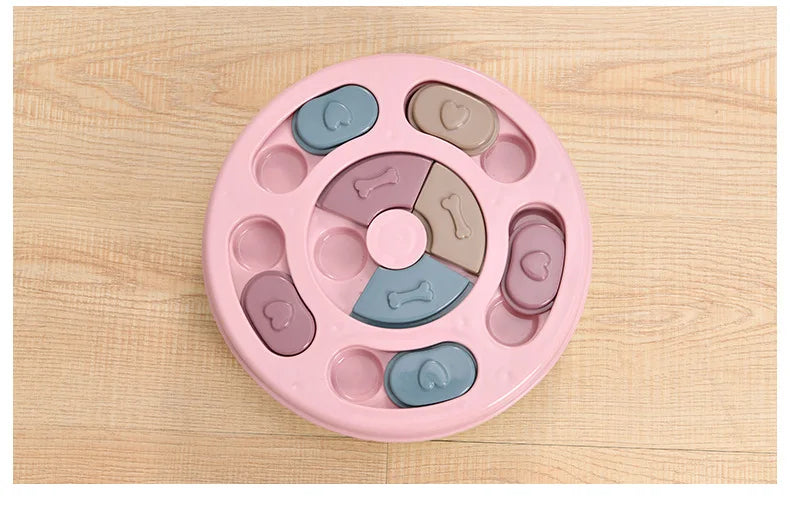 the BRAINBOWL ENRICHMENT PLATE - Pet Toys, Cats and Dogs Relieving Boredom, Feeding Plates, Slow Food Bowls, Interactive Brain Training, Feeding Equipment