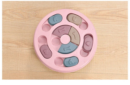 the BRAINBOWL ENRICHMENT PLATE - Pet Toys, Cats and Dogs Relieving Boredom, Feeding Plates, Slow Food Bowls, Interactive Brain Training, Feeding Equipment