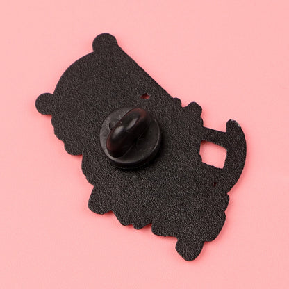 Cowardly Hero Dogs Enamel Pins Anime Figures Badges Metal Lapel Brooch For Backpacks Brooches Fashion Jewelry Accessories Gifts