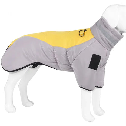 Winter Pet Clothes Golden Labrador Retriever Waterproof Dog Jumpsuit Medium Big Dog, Big Dog Winter Warm Cotton Blend Coat