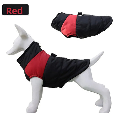 Winter Pet Clothes Warm Big Dog Coat Puppy Clothing Waterproof Vest Jacket For Small Medium Large Dogs Golden Retriever