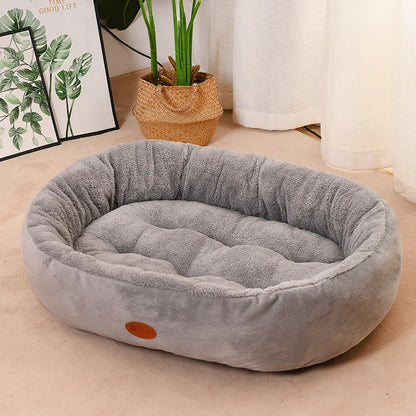 House Winter Warm Thickened Oval House All-Season Pet House Winter Small Dog House