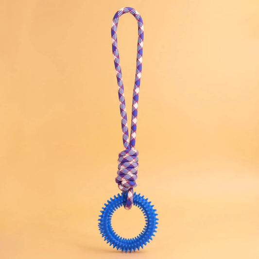 TugFlex Dental Ring™ | Durable Interactive Dog Chew & Tug Toy