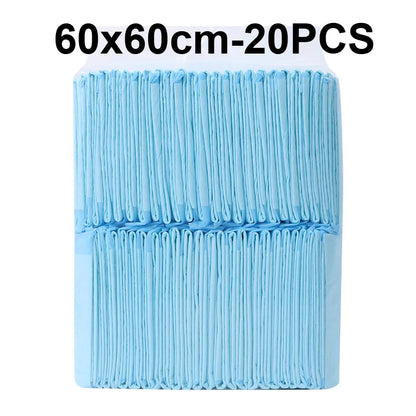 the PET PADS - 100/50/40/20PCS Pet Diaper Super Absorbent Disposable Dog Training Pee Pads, Quick Dry Clean Cushion, Cats/Dogs Supplies