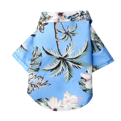 Dog T-Shirts Hawaiian Beach Style Thin Breathable Summer Dog Clothes for Small Dogs Puppy Pet Cat Vest Chihuahua Yorkies Poodle