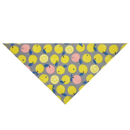Sucado Dog Bandana Fruit Floral Spring Washable Soft Doggy Scarf Kerchief Summer Adjustable for Small Medium Large Dogs Pets