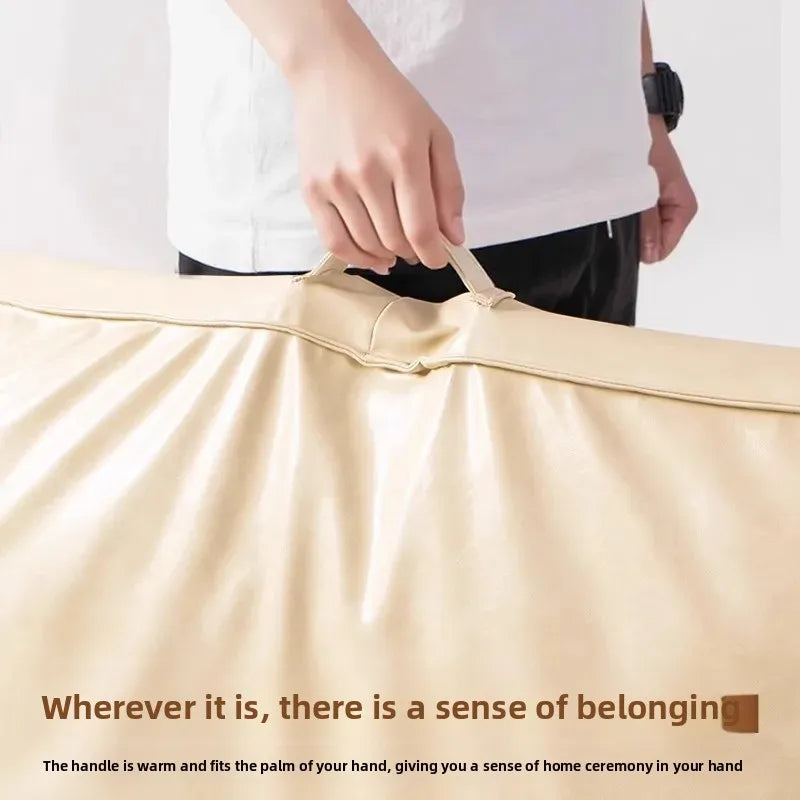 t‌he COZY COOLING PET MAT - All-Season Washable Leather Dog Bed - Removable Pet Mat, Summer Cooling Pad, Cozy Sleep Solution, Durable Pet Furniture