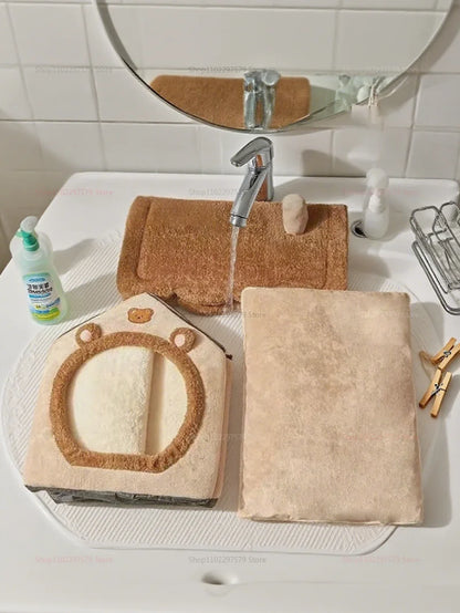 the DOGGY VILLA - Enclosed Cat/Dog Kennel with Dirt Resistance Washable Comfort Villa, All Season Detachable Cat/Doghouse Suitable for Indoor/Outdoor