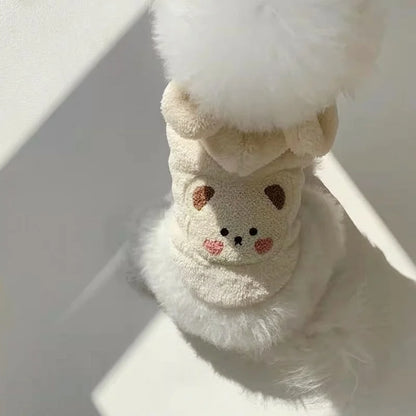 Winter Dog Clothes for Small Medium Dogs Hoodies Cute Print Puppy Sweatshirts Luxury Cat Hoodies Pet Pullovers Chihuahua Clothes