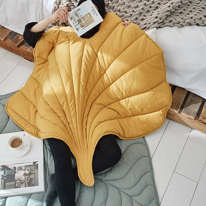 Leaf Shape Pet Dog Bed Blankets Warm Soft 3D Leaves Shape Cushion Pet Blanket For Large Medium Small Dogs Cats Bed Couch Sofa