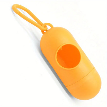 the CAPSULE CLEAN BAG HOLDER - Pill Shaped Poop Bags Dispenser, Garbage Holder Dispenser, Pet Supplies For Dogs, Collars And Leashes