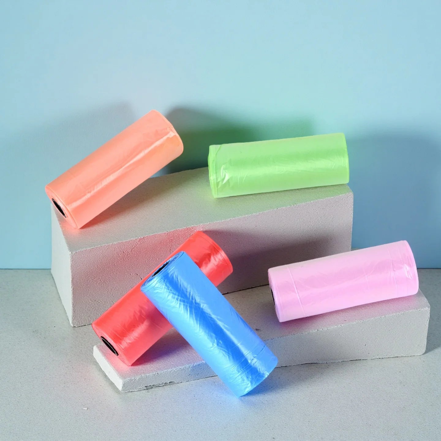 the POOP SCOOP BAG - New Rolled Dog Poop Bag, Biodegradable Thickened Pet Outdoor Cleaning Poop Bag with Breakpoint, Dog/Cat Poop Scoop Bag