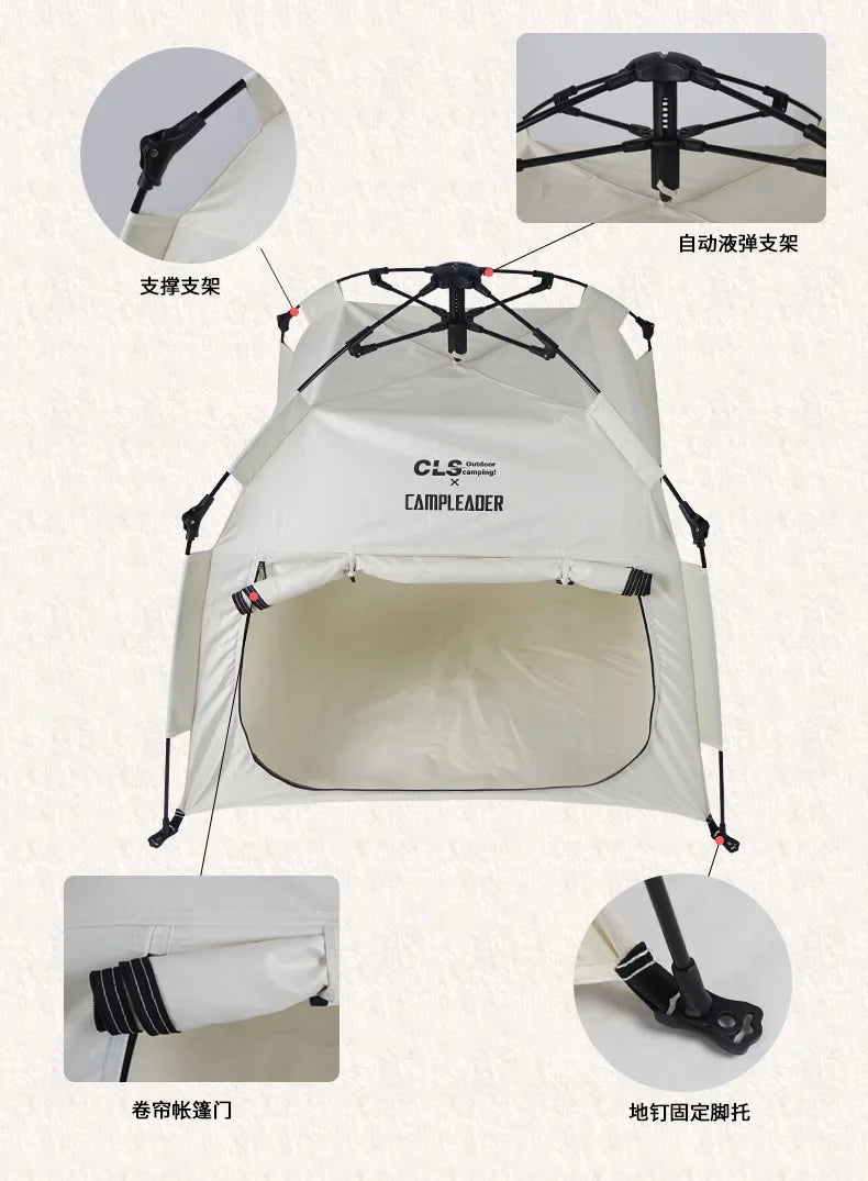Pet tent fully automatic folding cat dog house portable car large dog rain and sun protection portable tent