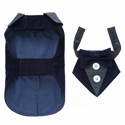 Christmas Dog Costume Dog Halloween Apparel Dog Wedding Outfit Clothes Wedding Shirt Clothes Formal Tuxedo for Teddy Bulldog