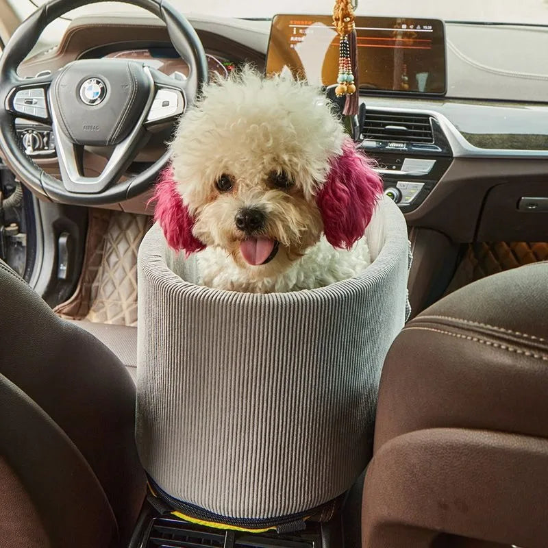 Dog Car Seat Bed Car Central Dog Car Seat Bed Portable Dog Carrier for Small Dogs Cats Safety Travel Bag Dog Accessories
