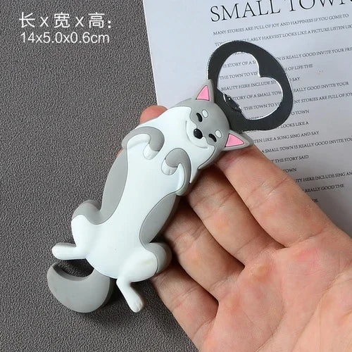 Cartoon Cute Animal Paw Wine Bottle Opener Beer Bottle Opener Cat Magnet Refrigerator Sticker Dog Fridge Magnet Beer Opener
