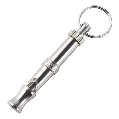 1/2Pcs Dog Whistle To Stop Barking, Adjustable Sound Pitch Dog Whistle With Keychain, Professional Recall Pet Puppy Cat Dog