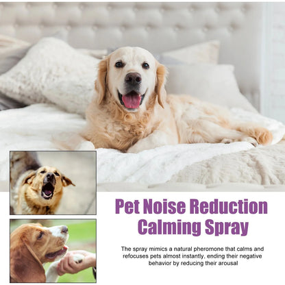 the CALMING SPRAY - 50ml Pet Relaxants, Dog Noise Reduction, Calming Spray for Barking Restless, End the Dog's Negative Behavior, Pet Health Supplies