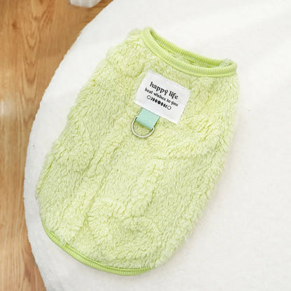 Cute Dog Winter Clothes Warm for Small Dogs Cat Outdoor Soft Cozy Fleece Jacket Vest Coat Pet Chihuahua Yorkies Corgi Ropa Perro